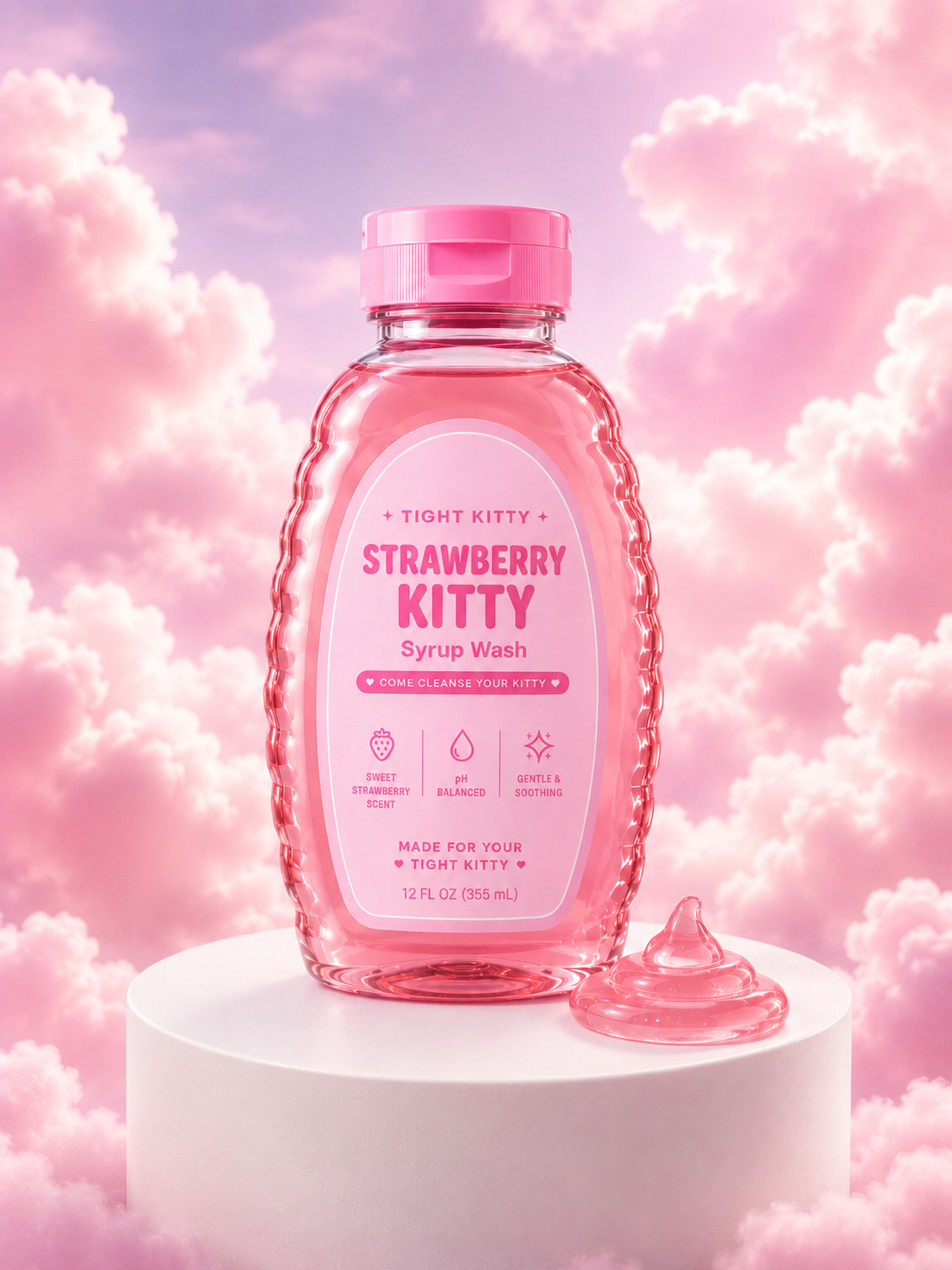 Strawberry Kitty Syrup Wash: sweet, fresh & confident