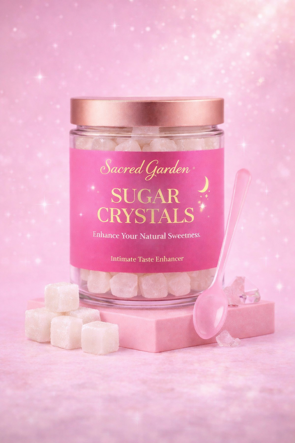 Sacred Garden™ Sugar Crystals: Enhance Your Vaginal Sweetness