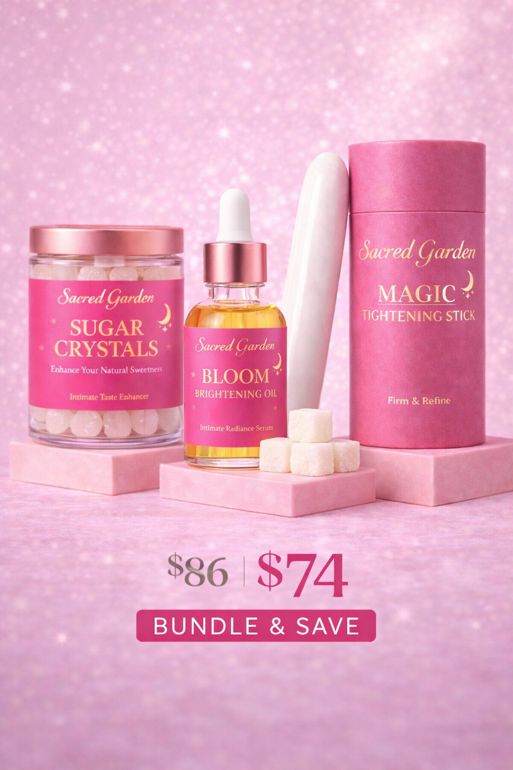 Sacred Garden™ Ritual Bundle: Your Sweetest, Tightest, Most Confident Self.