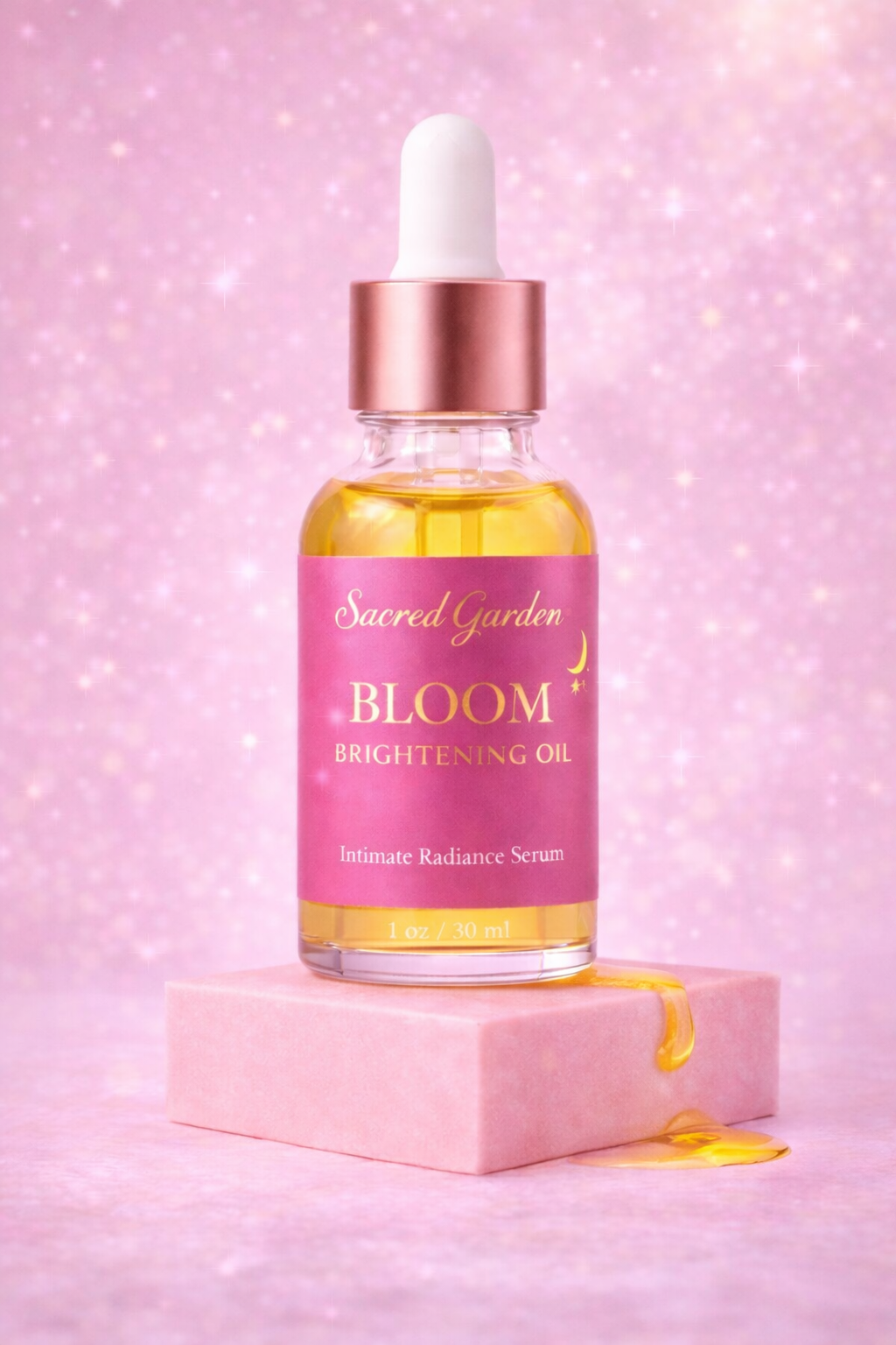 Sacred Garden™ Bloom Brightening Oil: Kojic Acid Infused